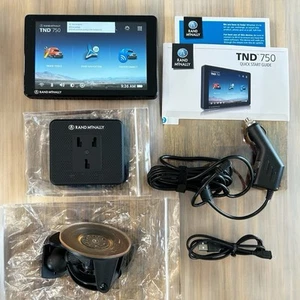 Rand McNally TND 750 GPS 7" Inch Truck Vehicle Navigation System w/Suction Mount - Picture 1 of 10