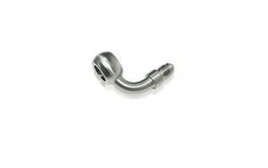 Aeroflow AF313-03 -3AN 90 Deg Banjo 10mm 3/8 Stainless Male -3An - Picture 1 of 4