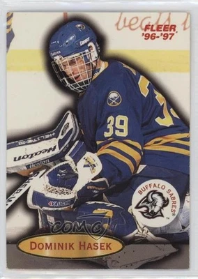 1996-97 Fleer Dominik Hasek #10 HOF - Image 1 of 2