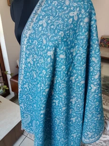 Himalyan Yoga Nepali Geschenk Yak Wolle Schal Handarbeit Wende Jamavar Halstuch Unisex - Bild 1 von 4