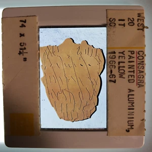 Pietro Consagra "Painted Aluminium Yellow" 1966-67 Art 35mm Glass Slide - Imagen 1 de 4