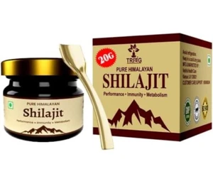 2x Resina Shilajit/Shilajeet Himalayana Pura Originale 100% Resina Naturale 20G Ciascuna - Foto 1 di 6