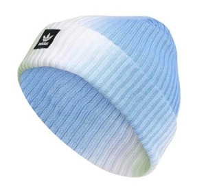 Adidas Originals Colorwash Sonic Ink Blue/Screaming Green Beanie Men Size One - Picture 1 of 4