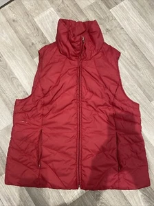Kenneth Cole Reaction Red Padded Down Filled Gilet Size L - Picture 1 of 8