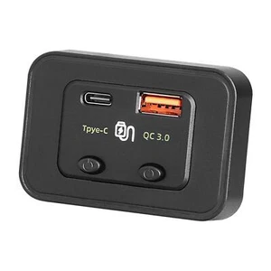 RV USB Outlet PD3.0 Type C + QC3.0 USB A Port 48W Easy Installation Fast Charge - Zdjęcie 1 z 7