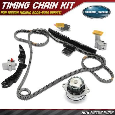 11x Kit de cadena de distribución del motor para Nissan Máxima 2009-2014 Infiniti G25 2011-2012 Foto 1 de 4