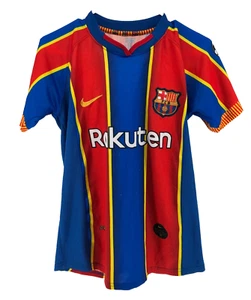 Nike Rakuten FCB Soccer Jersey Rokuten Unicef Men's Size Medium Red - Picture 1 of 7