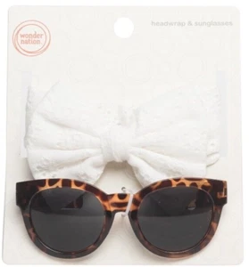 WONDER NATION Girl's head wrap and sunglasses age 3+ - Picture 1 of 6