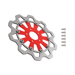 1PCS Floating 11.8 Front Brake Rotors for Harley-Davidson Touring 2009-2019 Red - Picture 1 of 12