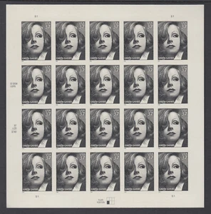 US #3943 Greta Garbo 37c Complete Sheet of 20 Mint Never Hinged - Picture 1 of 1