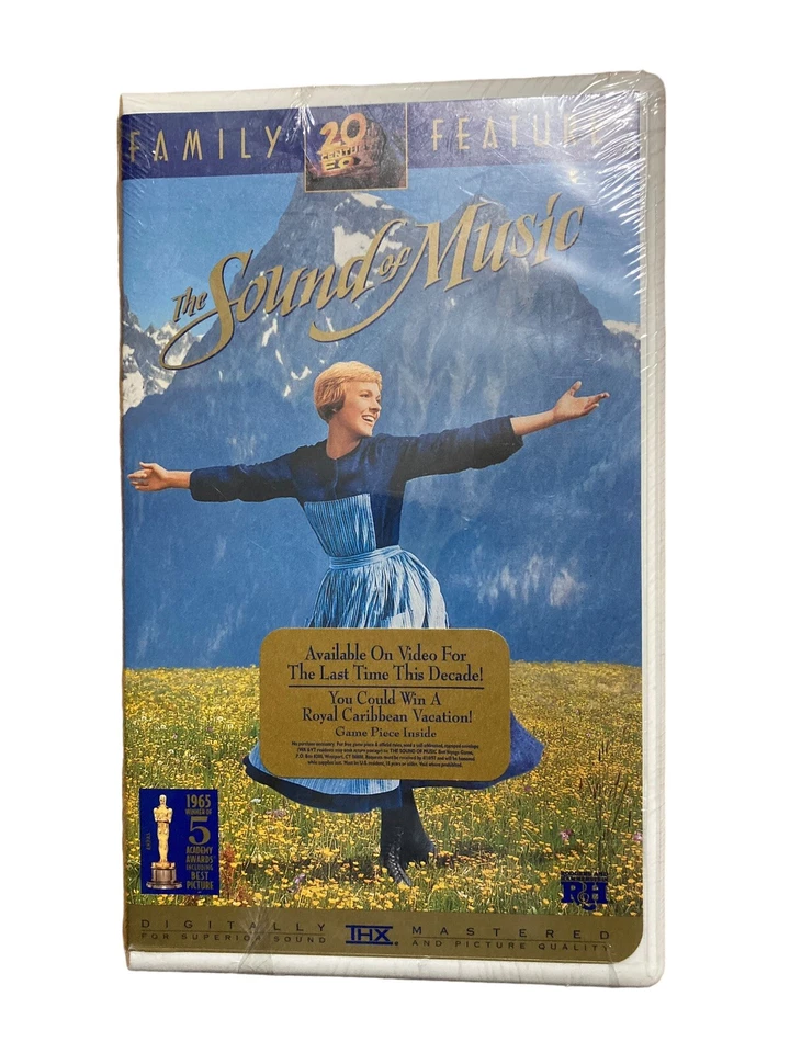THE SOUND OF MUSIC Julie Andrews VHS Video Tape THX Digitally Mastered (NEW) - Image 1 of 4