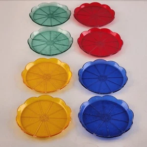 The Jewel Box Steeds Set Coaster Hemcolite Vintage Metà Secolo Cinquanta USA 4 Colore - Foto 1 di 7