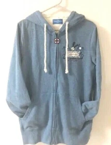 Oswald the Lucky Rabbit Tokyo Disney Resort Sea Limited Thin Parker talla L azul - Imagen 1 de 1