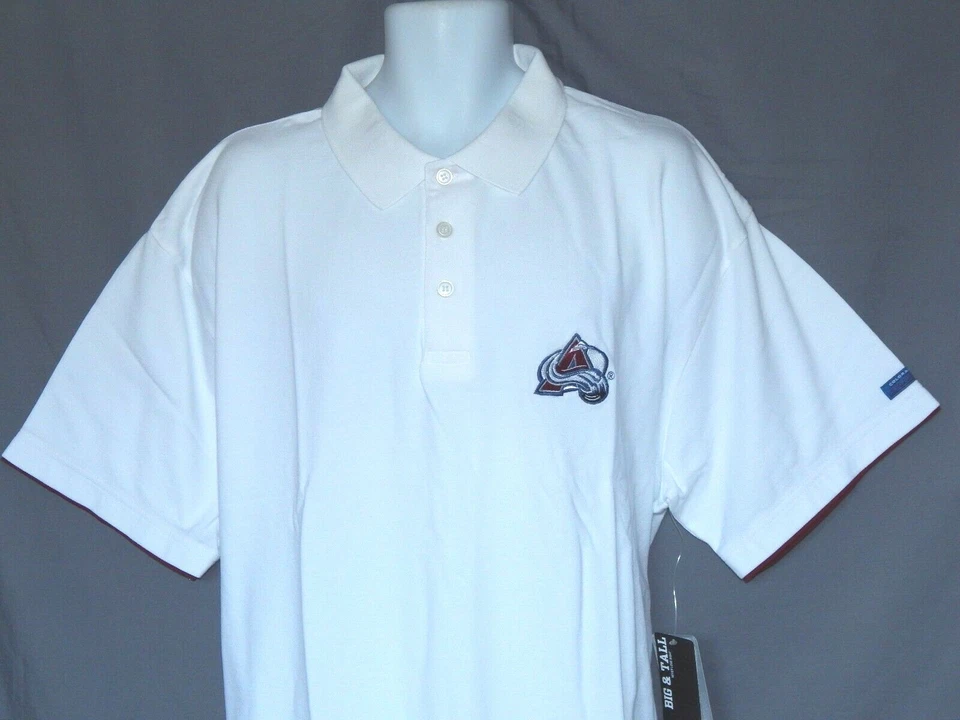 Colorado Avalanche Shirt Big Mens Xlt 2xl 2xt 3xl 3xt 4xl 5xl 6xl New Polo Tall - Image 1 of 4