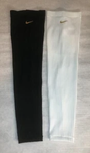 Nike 2023 Pro Elite Running Leg Sleeves Black/White “Made In USA” Adult Size XS - Picture 1 of 10