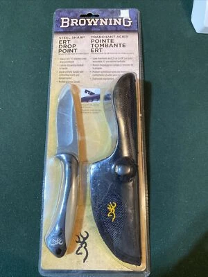 Browning ERT 3.4" Punto de Caída Hoja Fija Cuchillo Afilador de Carburo en Mango Foto 1 de 2