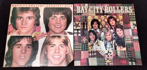 BAY CITY ROLLERS  GREATEST HITS & SELF TITLED LP 12" VINYL RECORD LOT 2 RECORDS - Picture 1 of 6