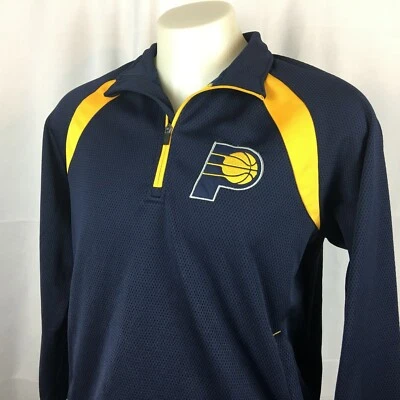 Indiana Pacers Boys Pullover Jacket G-III Fleece Lined NBA Blue Large 16-18 NWT - Image 1 of 4