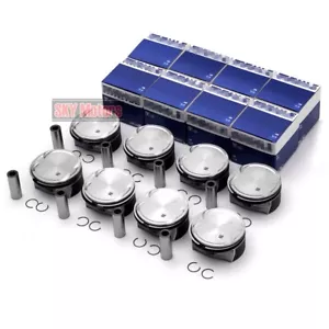 MAHLE Pistons With Rings Set STD For Mercedes-Benz W204 W211 CL63 ML63 M156 6.3L - Picture 1 of 6