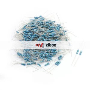 500Pcs 1/2W 750Ohm 5% Tolerance Carbon Film Resistor Axial Lead Silver Tone✦Kd - Picture 1 of 4