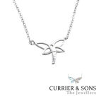 925 Sterling Silver Dragonfly Pendant Necklace Design 3 (45cm / 18 inch)