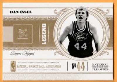 Dan Issel Denver Nuggets 2010-11 Playoff National Treasures #168/99 Kentucky Foto 1 de 2