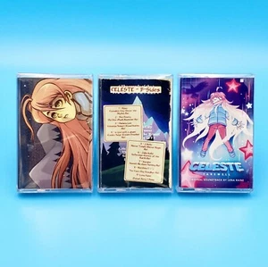 Celeste Original Soundtrack + B-Sides Remixes + Farewell 3 Cassette Tape Set - Picture 1 of 4