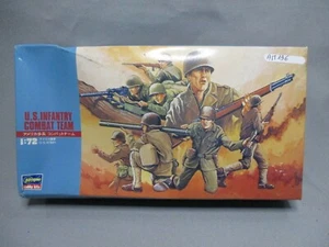 AM196 HASEGAWA 1/72 FIGURINE US INFANTRY COMBAT TEAM REF 31129 TRES BON ETAT - Picture 1 of 7