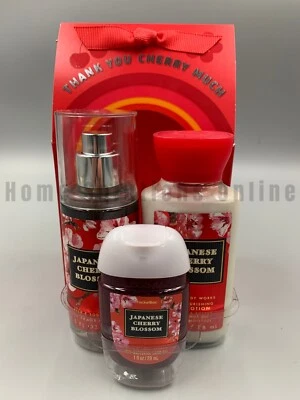 Bath & Body Works Japanese Cherry Blossom Mist Lotion PocketBac Travel Set #768K - Image 1 of 2
