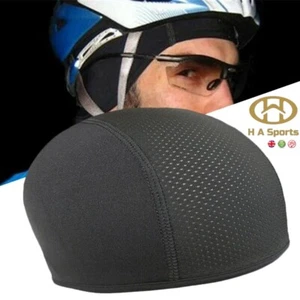 Motorcycle Motorbike Bike Helmet Liner Skull Cap Beanie Hat Moisture Wicking UK - Picture 1 of 5