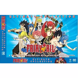 DVD Fairy Tail Ultimate Collection 9 Season TV Series 328 Eps + 2 Movies + 9 Ova - Imagen 1 de 4