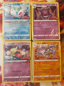 Lost Origin Build & Battle Prerelease Deck Set x4 Promo Stamp Machamp Gengar - Picture 1 of 1