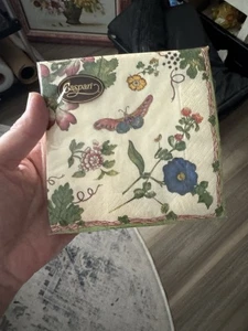 Servilletas de Cena Caspari Famille Rose 20pk 3 capas Papel NUEVO - Imagen 1 de 2