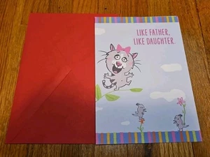 FATHER'S DAY GREETING CARD RSVP New w/Envelope "Like FATHER, Like DAUGHTER..." - Picture 1 of 3