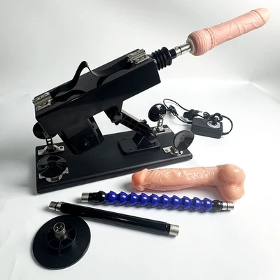 Automatic Electric 3XLR Sex Machine Masturbaters Cup Thrusting Dildo Men Women - Image 1 of 4
