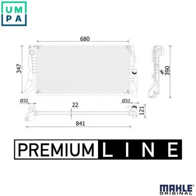 RADIATOR ENGINE COOLING CR 2318 000P FOR MINI B3615/B3815A 1.5L 3cyl - Image 1 of 4