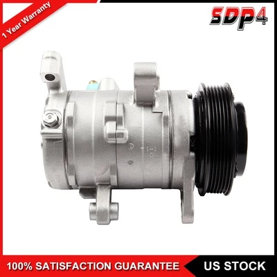 A/C Compressor and Clutch For 04-07 Dodge Durango 3.7L 2007 Chrysler Aspen 4.7L - Image 1 of 4