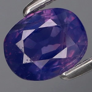 1.02Ct.Preciosa Gema Natural MULTICOLOR SIN CALENTAR Zafiro Tanzania Buen Brillo - Imagen 1 de 4