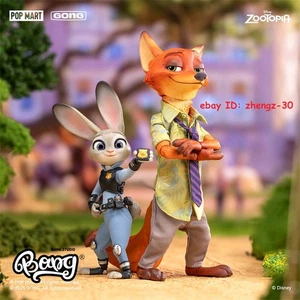 GONG Zootopia Cartoon Action Figure Bunny Judy Hopps Fox Nick Wilde Model Toys - Picture 1 of 13