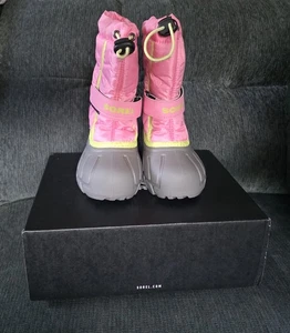 NIÑAS SOREL NIÑOS BOTAS RÁFAGAS NUEVAS EN CAJA ~ TALLA 12 - Imagen 1 de 13