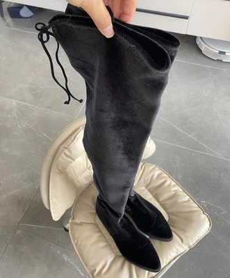 Limited Edition- Stuart Weitzman Velvet Lowland over-the-knee boots - image 1 of 4