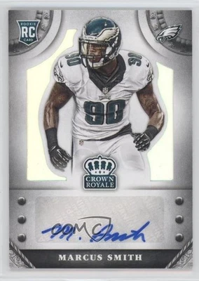 2014 Panini Crown Royale Rookie Signatures /50 Marcus Smith #S-MS Auto RC - Image 1 of 2