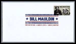 US FDC # 4445 44c Bill Mauldin none color cancel 2010, 9Q2945 - Picture 1 of 1