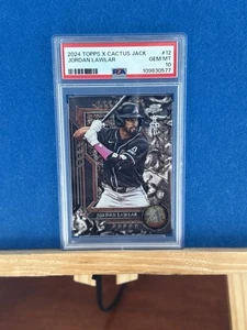 2024 Topps Chrome Cosmic x Cactus Jack Jordan Lawler RC Rookie PSA 10 Arizona - Picture 1 of 2