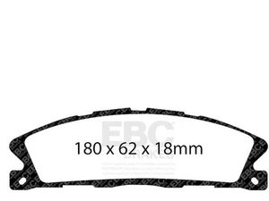 For 2013-2016 Lincoln MKS Brake Pad Set Front EBC 85549DNDK 2014 2015 - Picture 1 of 5