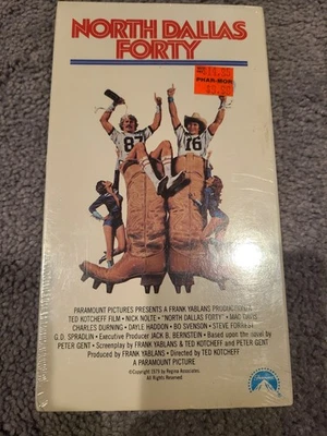 NORTH DALLAS FORTY VHS Nick Nolte Mac Davis Charles Durning Early SEALED NEW - Image 1 of 3