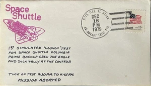 1st Simulated "Launch" test Space Shuttle Columbia Backup Crew 12-18-79  - Picture 1 of 1