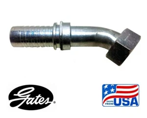Gates 24PCS-24FFORX45, 81056 Female Flat-Face 1 1/2" Hydraulic Hose Fitting - Picture 1 of 4