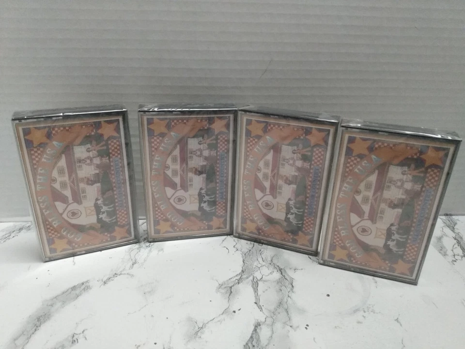 Readers Digest God Bless The USA Cassette Tapes Set 1-4 All Star Country 1992 - Image 1 of 4