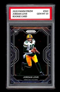 GRADED GEM MT 10 JORDAN LOVE RC 2020 Panini Prizm #363 Rookie Packers - Picture 1 of 2